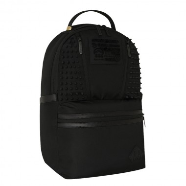 SPRAYGROUND BLACKED OUT RUBBER PATCH BACKPACK