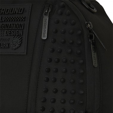 SPRAYGROUND BLACKED OUT RUBBER PATCH BACKPACK