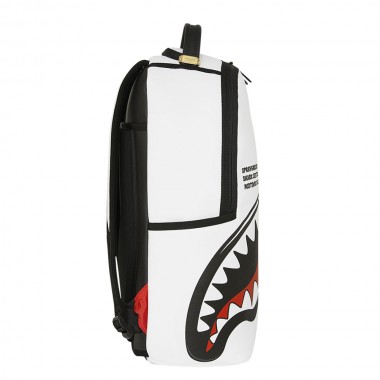 SPRAYGROUND SHARK CENTRAL BUBBLY WHITE BACKPACK