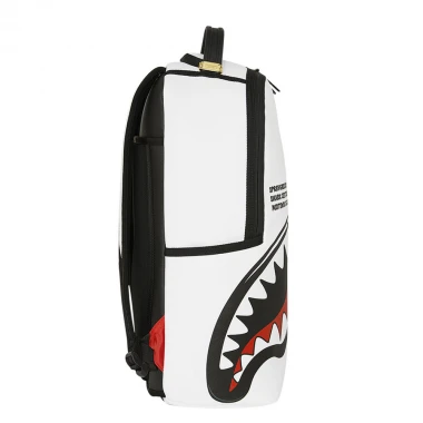 SPRAYGROUND SHARK CENTRAL BUBBLY WHITE BACKPACK