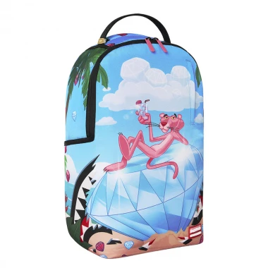 SPRAYGROUND PINK PANTHER GIANT DIAMOND BACKPACK