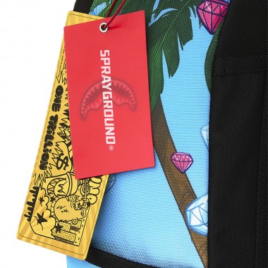 SPRAYGROUND PINK PANTHER GIANT DIAMOND BACKPACK