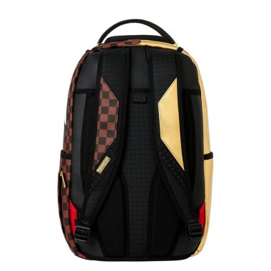 SPRAYGROUND SHARKS IN PARIS GOLD DRIP BACKPACK