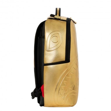 SPRAYGROUND SHARKS IN PARIS GOLD DRIP BACKPACK
