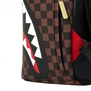 SPRAYGROUND SHARKS IN PARIS GOLD DRIP BACKPACK
