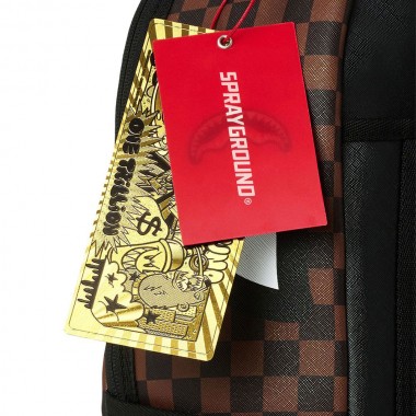 SPRAYGROUND SHARKS IN PARIS GOLD DRIP BACKPACK