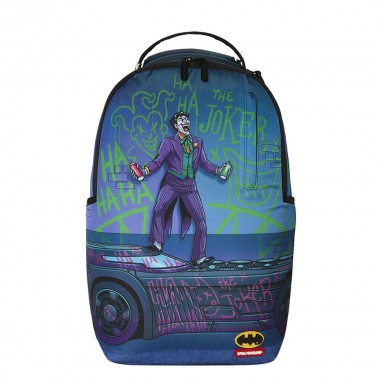 SPRAYGROUND DC JOKER TAGGED UP BATMOBILE BACKPACK