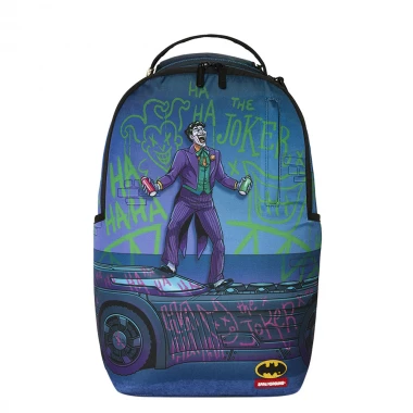 SPRAYGROUND DC JOKER TAGGED UP BATMOBILE BACKPACK