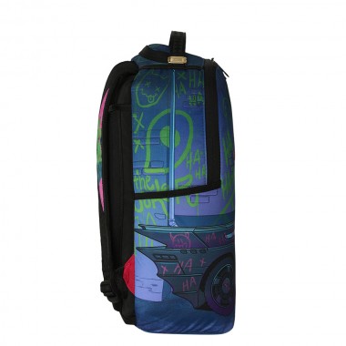 SPRAYGROUND DC JOKER TAGGED UP BATMOBILE BACKPACK