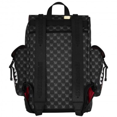SPRAYGROUND SHARKS IN PARIS WTF BUBBLY BLK MONTE CARLO BACKPACK