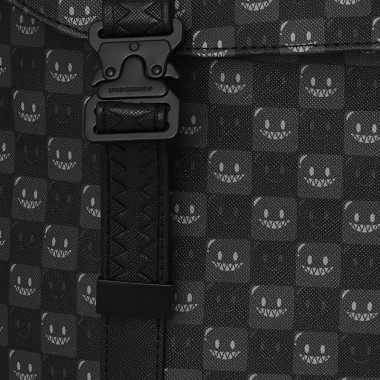 SPRAYGROUND SHARKS IN PARIS WTF BUBBLY BLK MONTE CARLO BACKPACK