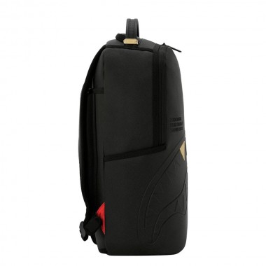 SPRAYGROUND BLACKED OUT EMBOSSED GOLD TOOTH BACKPACK