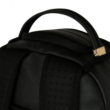 SPRAYGROUND BLACKED OUT EMBOSSED GOLD TOOTH BACKPACK