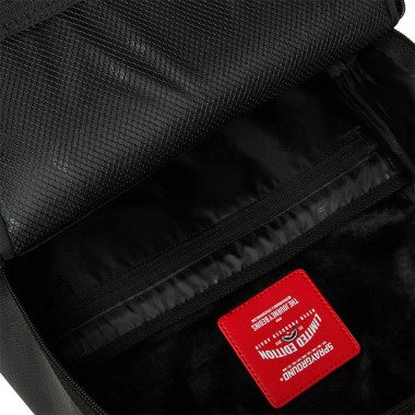 SPRAYGROUND BLACKED OUT EMBOSSED GOLD TOOTH BACKPACK