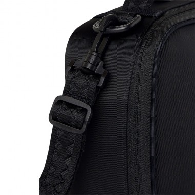 SPRAYGROUND SHARK CENTRAL BLACK NYLON CAMO EMB SHARK SNACKPACK