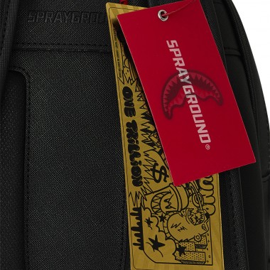 SPRAYGROUND CENTER RIP REVEALING GRAY CHECK SAVAGE BACKPACK
