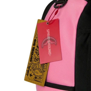 SPRAYGROUND SHARK CENTRAL COTTON CANDY SPLIT BACKPACK