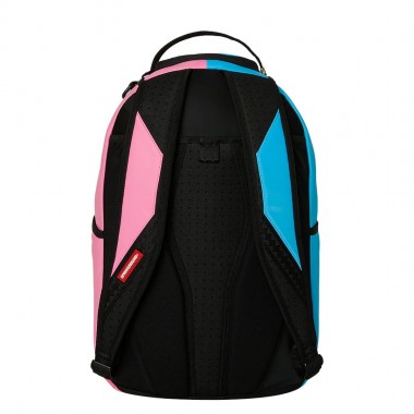 SPRAYGROUND SHARK CENTRAL COTTON CANDY SPLIT BACKPACK