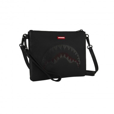 SPRAYGROUND DISAPPEARING SHARK CROSSOVER CLUTCH BAG