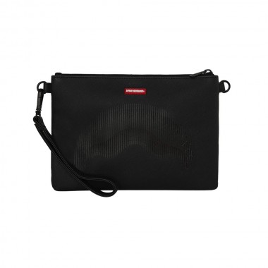 SPRAYGROUND DISAPPEARING SHARK CROSSOVER CLUTCH BAG