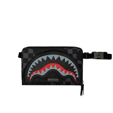 SPRAYGROUND 4AM RED SHARK CROSSBODY BAG