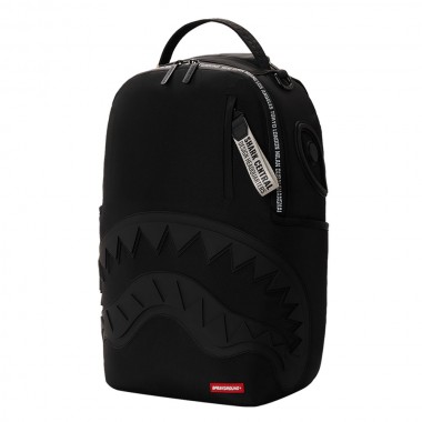 SPRAYGROUND SHARK CENTRAL PRINTED ZIP BACKPACK