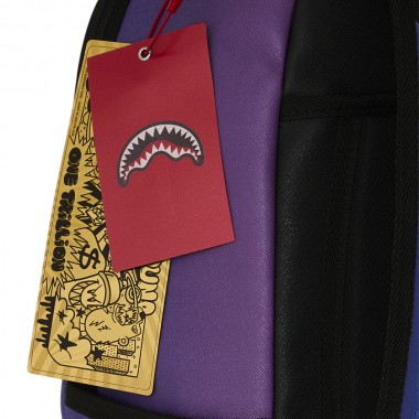 SPRAYGROUND SHARK CENTRAL EMBOSSED DUSK NYLON BACKPACK