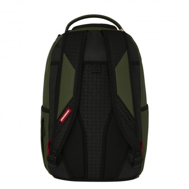 SPRAYGROUND SHARK CENTRAL EMBOSSED GREEN NYLON BACKPACK