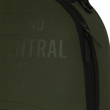 SPRAYGROUND SHARK CENTRAL EMBOSSED GREEN NYLON BACKPACK