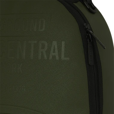 SPRAYGROUND SHARK CENTRAL EMBOSSED GREEN NYLON BACKPACK