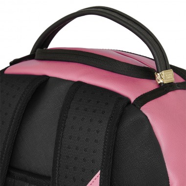 SPRAYGROUND SHARK CENTRAL PINK EMBROIDERED SHARK BACKPACK