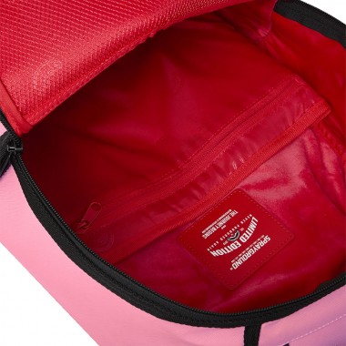 SPRAYGROUND SHARK CENTRAL PINK EMBROIDERED SHARK BACKPACK