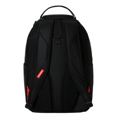 SPRAYGROUND SHARK CENTRAL BLACKED OUT EMBOSSED NYLON BACKPACK