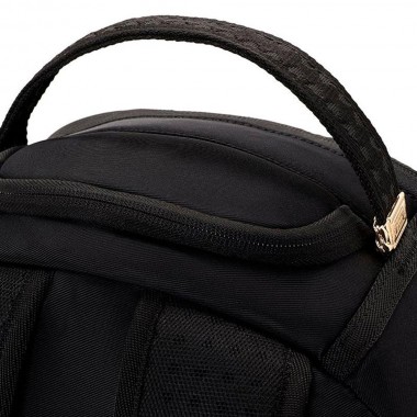 SPRAYGROUND SHARK CENTRAL BLACKED OUT EMBOSSED NYLON BACKPACK