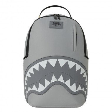 SPRAYGROUND SHARK CENTRAL TONAL GRAY NYLON BACKPACK