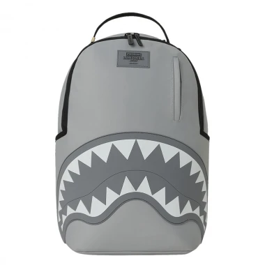 SPRAYGROUND SHARK CENTRAL TONAL GRAY NYLON BACKPACK