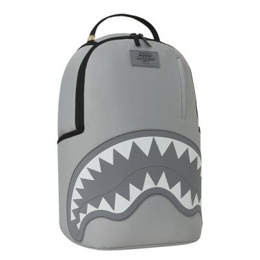 SPRAYGROUND SHARK CENTRAL TONAL GRAY NYLON BACKPACK
