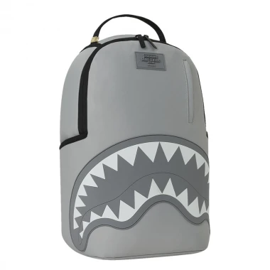 SPRAYGROUND SHARK CENTRAL TONAL GRAY NYLON BACKPACK