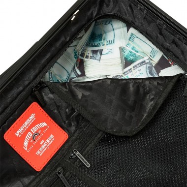 SPRAYGROUND CRAZY CHECK CARRY-ON LUGGAGE