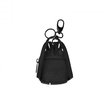 SPRAYGROUND CENTER RIP REVEALING GRAY CHECK BACKPACK KEYCHAIN