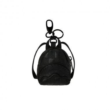 SPRAYGROUND RAISED CHECK BACKPACK KEYCHAIN