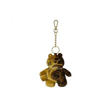 SPRAYGROUND SIP GOLD DRIP BEAR KEYCHAIN