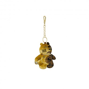 SPRAYGROUND SIP GOLD DRIP BEAR KEYCHAIN
