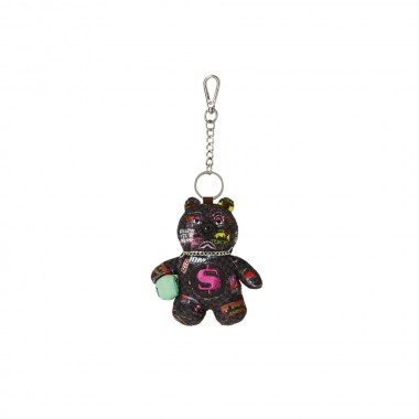 SPRAYGROUND GLOBAL MOGUL CYBER PUNK BEAR KEYCHAIN