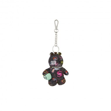 SPRAYGROUND GLOBAL MOGUL CYBER PUNK BEAR KEYCHAIN