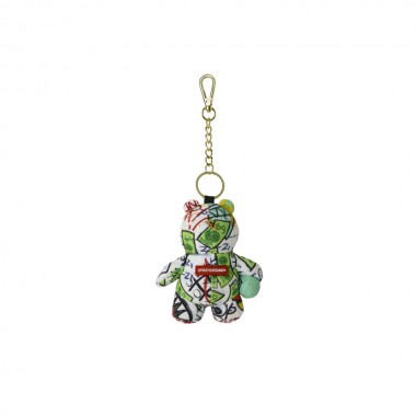 SPRAYGROUND DOODLE BEAR KEYCHAIN