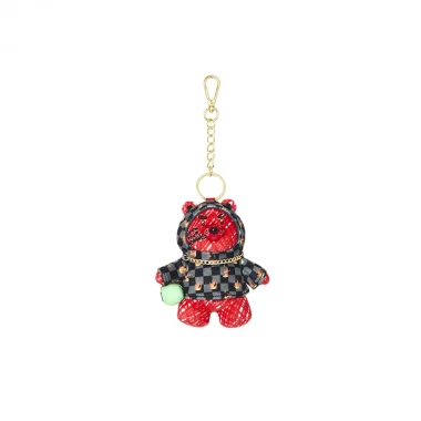 SPRAYGROUND DIABLO SCRIBBLE BEAR KEYCHAIN
