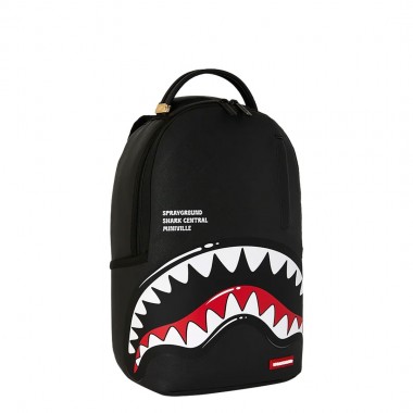 SPRAYGROUND BLACK TOON SHARK MINI BACKPACK
