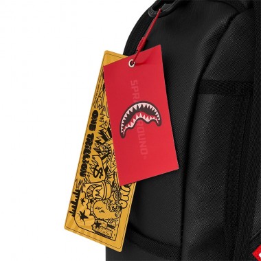 SPRAYGROUND BLACK TOON SHARK MINI BACKPACK