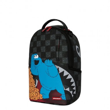 SPRAYGROUND SESAME STREET COOKIE MONSTER CURTAIN MINI BACKPACK